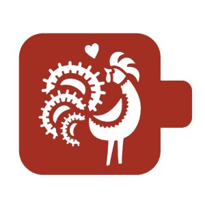 Трафарет М9Фн-046 "Петушок" Event Design, 9х9 см